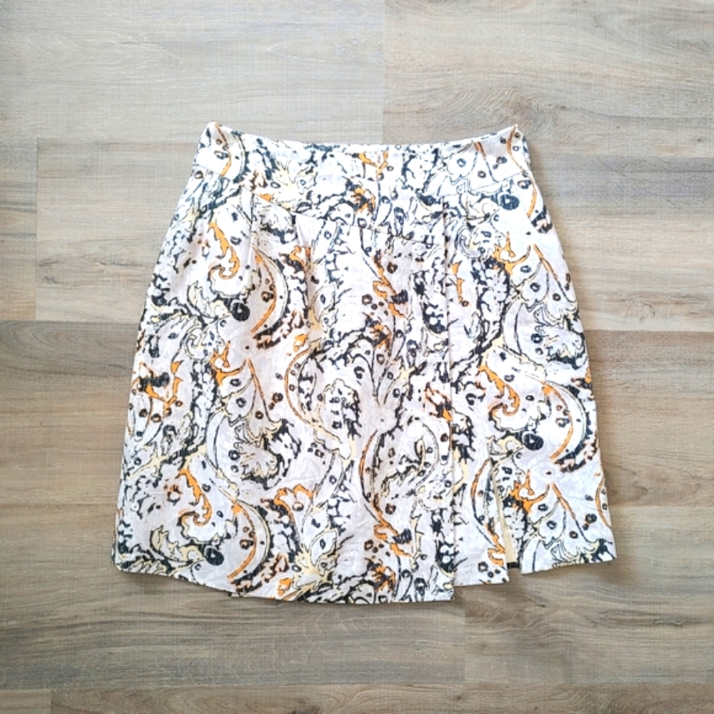 Peter Som Runway Resort Asymmetrical Wrap Front Skirt